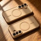 Magnetic Matte Case for Samsung Galaxy S26 S25 S24 S23 Ultra Plus FE A57 A56 A55 A17 A16 A26 for Magsafe Wireless Charge Cover