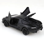 1:43 scale replica of the SVJ pullback alloy car model, children's toy, die-cast metal, pullback function.