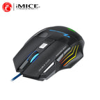 4-Keys Gaming Wired Optical Mouse RGB Backlit 3200DPI Adjustable Ergonomic Design Gamer Mouse For PC Computer Laptop Tablet