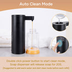  Automatic Soap Dispenser Stainless Touchless Rechargeable Hand Sanitizer Shampoo Detergent Dispenser for Kitchen Bathroom Toil