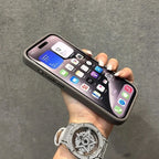 Luxury Magnetic Shockproof Phone Case For iPhone 16 15 14 13 12 17 18 Pro Max For Magsafe Funda Stand Glass Lens Protector Cover