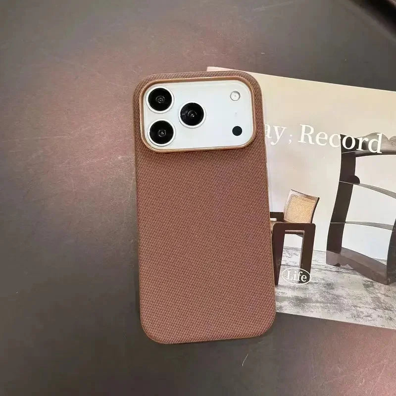 High Quality Original Technology Woven Case For IPhone 18 17 16 15 14 13 Pro Max  For Official Magsafe Magnetic Protect Cover