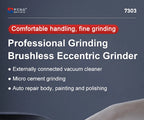 Automotive Brushless Mini Orbital Sander Orbital Grinder Concrete  Grinder for Cars Wall  Machine  Eccentric Grinding Mach