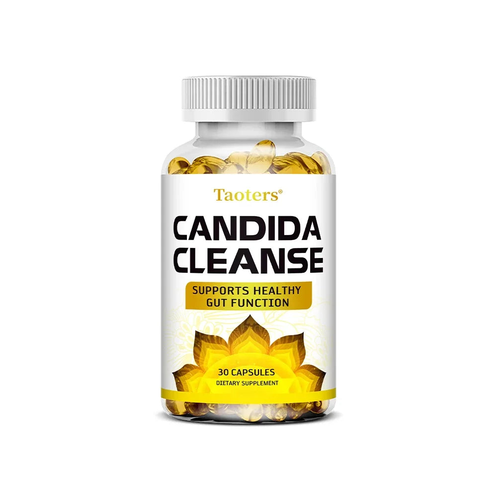 Candida Cleanse - Liver Cleansing, Detoxifying, Supports Intestinal Health, Cleansing Colon, Boosting Energy, 120 Capsules