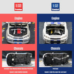 1/32 Nissan Skyline GTR R34 JDM Toy Car Model Diecast Vehicle Miniature Sound & Light Pull Back Collection Gift Children Boy