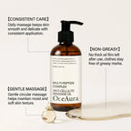 240ml Peptide Complex Anti-Cellulite Massage Oil Visibly Smoother Firmer Skin for Body Fast Absorbing Body Massage Care Oil