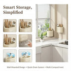 Kitchen Storage Box,Wall Space Utilization For Living Room. Wall-Mounted Chopstick Holder,Utensil Rack,Kitchenware Organizer,