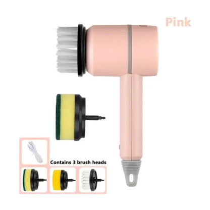 2025 Multi Functional Wireles Electric Cleaning Brush Household Toilet Cleaning Tool Handheld Kitchen Cleaning Brush