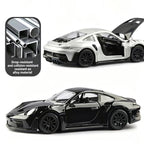 Scale Cast Simulation Alloy Toy Car Door Can Be Opened Pullback Drive Collectible Model Vehicle Toy for Kids