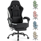 JHK Ergonomic Computer Gaming Chair Height Adjustable 360° Swivel with Headrest Lumbar Support Linkage Armrests For Office Home