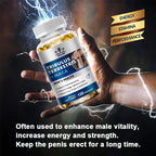 2PCS Men's L-Arginine Endurance Tribulus Terrestris Capsules Male and Female Supplements-Muscle Mass, Endurance and Vitality
