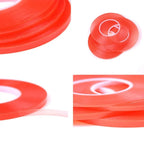 0.2MM 1/2/3/5/10mm 50M Strong Acrylic Adhesive PET Red Film Clear Double Side Tape No Trace For Phone Tablet LCD Screen Glass