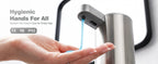 Automatic Soap Dispenser Stainless Touchless Rechargeable Hand Sanitizer Shampoo Detergent Dispenser for Kitchen Bathroom Toilet