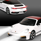 1:32 911 Targa 4S Sports Car Alloy Car Model Simulated Children's Toy Collection Ornaments for Boys Gifts