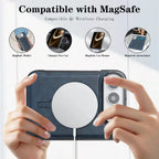 2 in 1 Detachable For Magsafe Magnetic Wallet Card Slot Flip Phone Case For Apple iPhone Duo 18 Fold 2026 PU Leather Cover