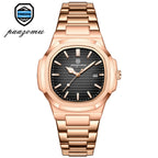 PAAZOMU Top Luxury Brand Man Watch Sports Waterproof Luminous Date Men Wristwatch Square Dial Quartz Men's Watches High Quality