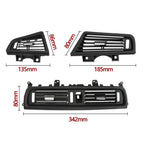 LHD RHD Car Front Rear Air Conditioning Chromed AC Vent Grille Outlet Cover Panel For BMW 5 Series F10 F11 F18 520i 523i 525i