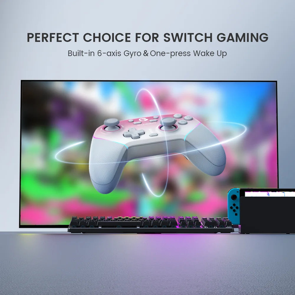 GameSir Super Nova Bluetooth Gamepad with Charging Dock Wireless Gaming Controller for Nintendo Switch 2 iPhone Android Phone PC
