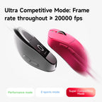 MCHOSE A7 Ultra RE Gaming Mouse 8000Hz Polling Rate Ergonomic Design 20000fps 42000DPI 750IPS Super Glide Coating 500mAh Battery