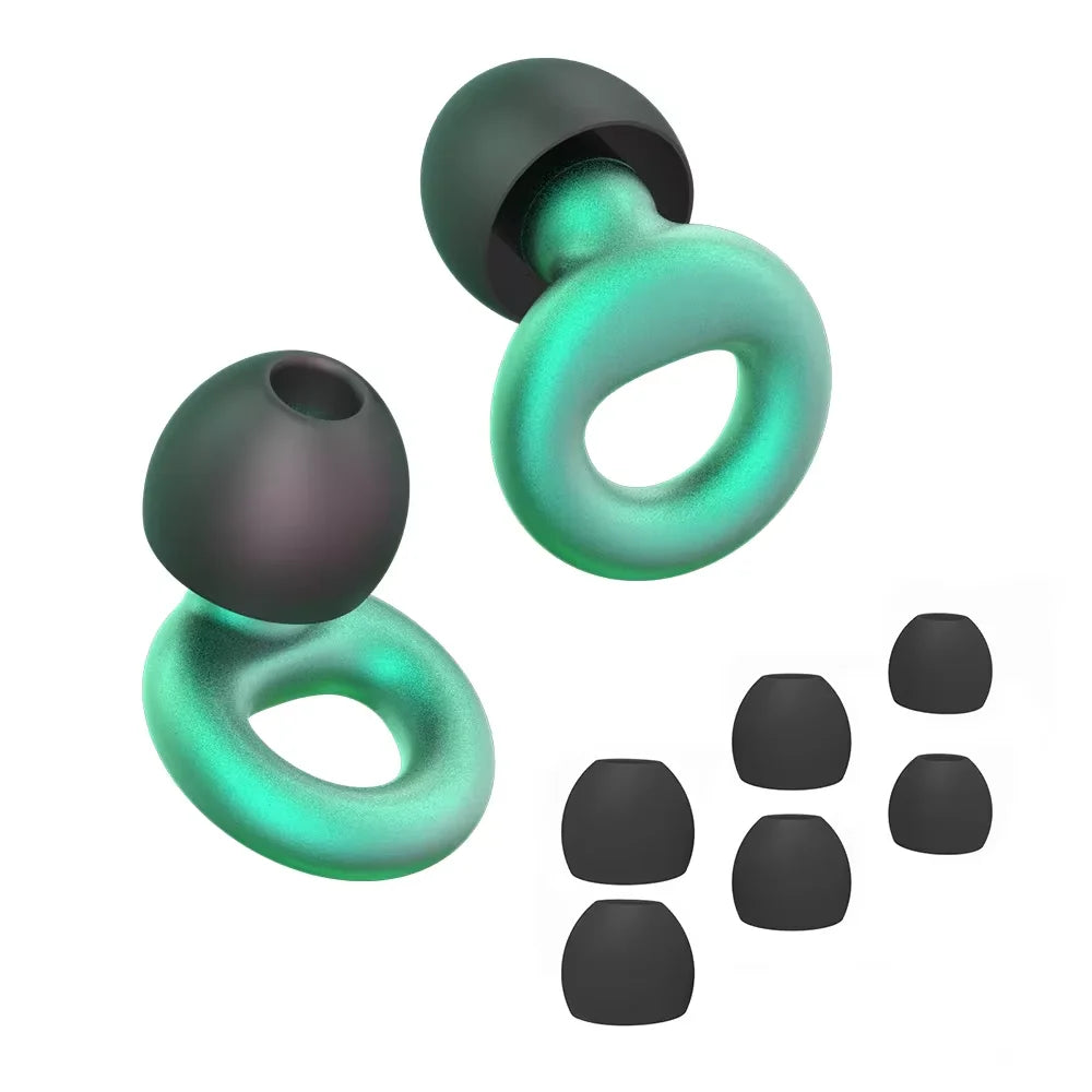 Silicone Earplugs for Swimming Sleep Noise Cancel Noise Reduction-Soundproof Reduce Disturbances -Quality Earplugs