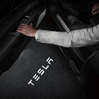 Tesla 2pcs Car HD Projector Lamp LED Door Welcome Light For Tesla Model S Model Y Model 3 Model X