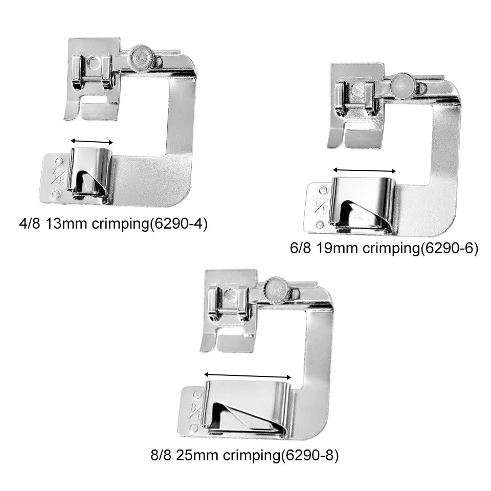 Sewing Hemming Set 1/3Pcs Wide Hem Foot 1Pc Or 3Pcs Narrow Rolled Hem Presser Feet For Brother Singer Low Shank Sewing Machines