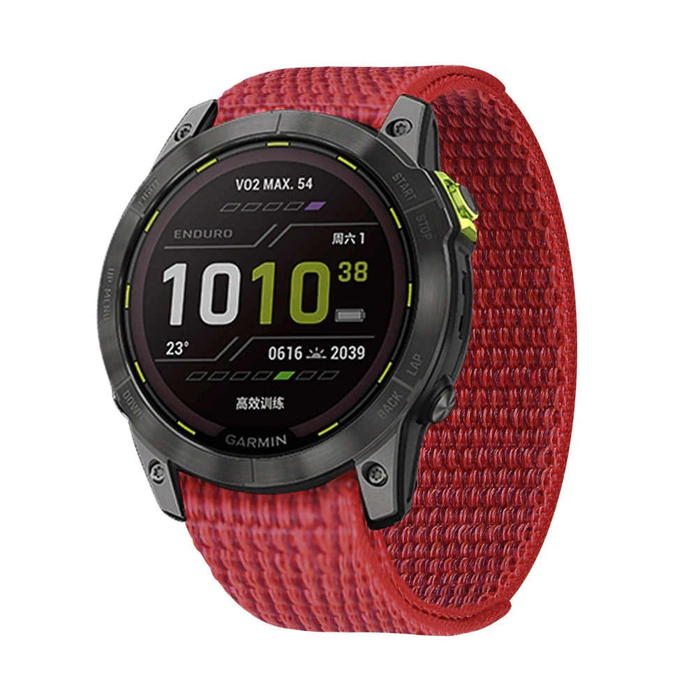 22mm 26mm QuickFit Nylon Loop Strap For Garmin Tactix 7 AMOLED Delta Bravo Band For Garmin Fenix 7X 6 PRO 5 3 Braided Watchbands
