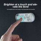 1 PC Multi Color Car Light Wireless LED Touch Light Roof Light Sensor Read Lamp Mini USB Charging Light Car Interior Accessories
