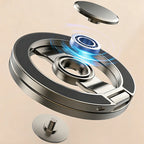 Double Sided Magnetic Suction 3 Sections Shimmering Powder Magnetic Ring Phone Holder 360° Rotatable Ultra Light Ultra Thin Allo