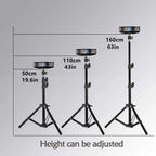 Xiaohui 50cm-160cm Universal Portable Bracket for HY300 Mini Projector Tripod Stand Mount Max Load-Bearing 3.3 Pounds