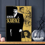 Movie S-ScarfaceS Poster HD Art Sticky Wall Waterproof Home Living Room Bar Decoration
