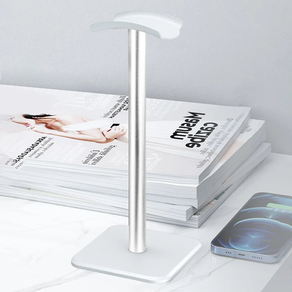 Aluminium Alloy Headphone Stand Holder Rack Space Saving Desktop Organizer Display Earphone Mount Hanger Headset Support Stand