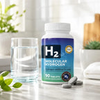Hydrogen Water Tablets Magnesium 12 PPM H2 Molecular Hydrogen Effervescent Tablets for Drinking Water Energy Wellness 90 Tablets