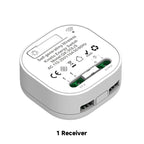 Self-powered Wireless Wall Switch No Battery Required 86Type RF433Mhz Waterproof Wall Switch