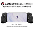 GameSir X5 Lite Mobile Phone Gamepads for iPhone 16 15 Series iPad Mini Android Tablet Controller Hall Effect Joysticks Design