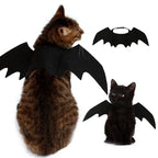 Halloween Cute Pet Clothes Black Bat Wings Harness Costume Cosplay Cat Kitten Dog Puppy Dress Kawaii Pet Clothes Party Gift