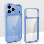 Smart Camera Touch Button Crystal Clear Blackplate Phone Case For iPhone 18 17 Pro Max 18Pro Soft Silicone Edge Shockproof Cover