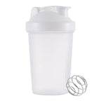 400ML Shaker Bottles Colorful  Whey Protein Powder Mixing Bottle Fitness Gym Shaker Outdoor Portable Plastic Drink Cup