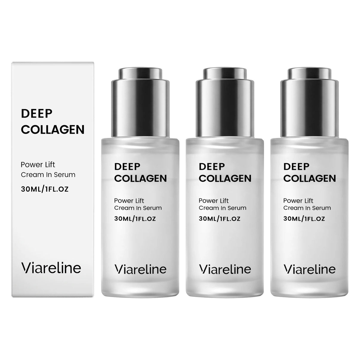 Collagen Face Serum With Hyaluronic Acid for Hydrating and Firming Skin