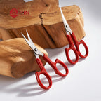 PIN 13cm/5.12inch Stainless Steel Embroidery Scissors - 2 Styles (Straight & Curved Head) for Sewing & Crafts Sewing Scissors