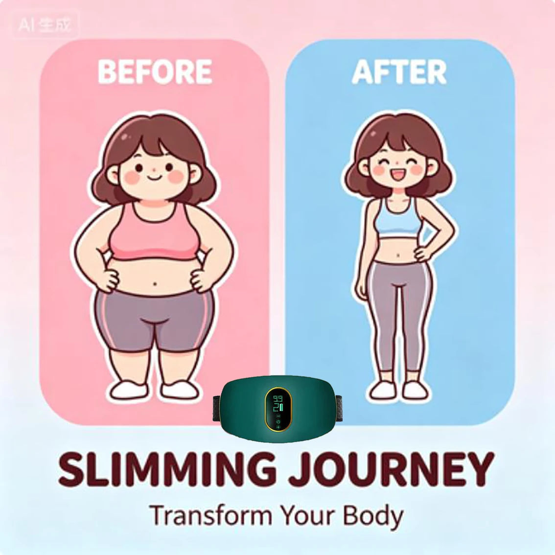 Portable Home Weight Loss Device for Localized Fat Burning, Belly Slimming, Leg Slimming, Male and Female Home Slimming Tools