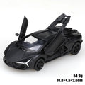 1:43 scale replica of the SVJ pullback alloy car model, children's toy, die-cast metal, pullback function.