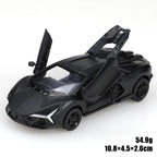 1:43 scale replica of the SVJ pullback alloy car model, children's toy, die-cast metal, pullback function.