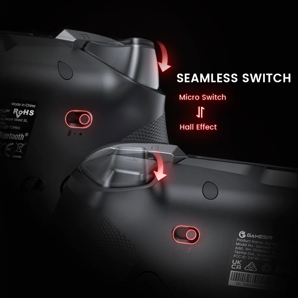 GameSir Tarantula Pro Switch Controller Hall Effect Gamepad with 9 Mappable Buttons for Nintendo Switch 2 iPhone Android Phone