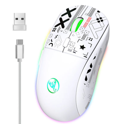HXSJ Wired K68 RGB Streamer Mini Gaming Keyboard 19-Key Conflict-Free Membrane Keyboard but Mechanical Feel for Game/Office