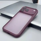 Smart Camera Touch Button Crystal Clear Blackplate Phone Case For iPhone 18 17 Pro Max 18Pro Soft Silicone Edge Shockproof Cover