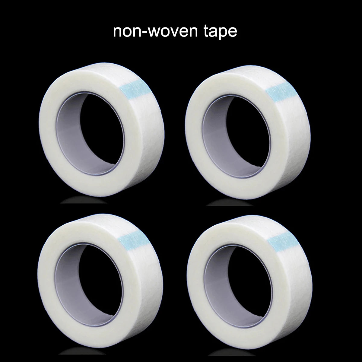 OKAYLASH 4Pcs/lot Eyelash Extension Tape  Breathable Medical Non-woven Adhesive Tape Eyelash Patch Tapes Cutter Cutting Tool
