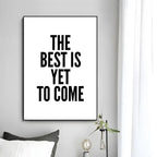 Minimalist Text Inspirational Poster Wall Art Print Poster Decorative Mural Home Decor Gift Unframed