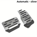 New 2Pcs/3Pcs/set Universal Non-Slip Aluminum Manual Transmission Car Pedal Cover Set Kit Pedali Red/Blue/Silver Car Accessories