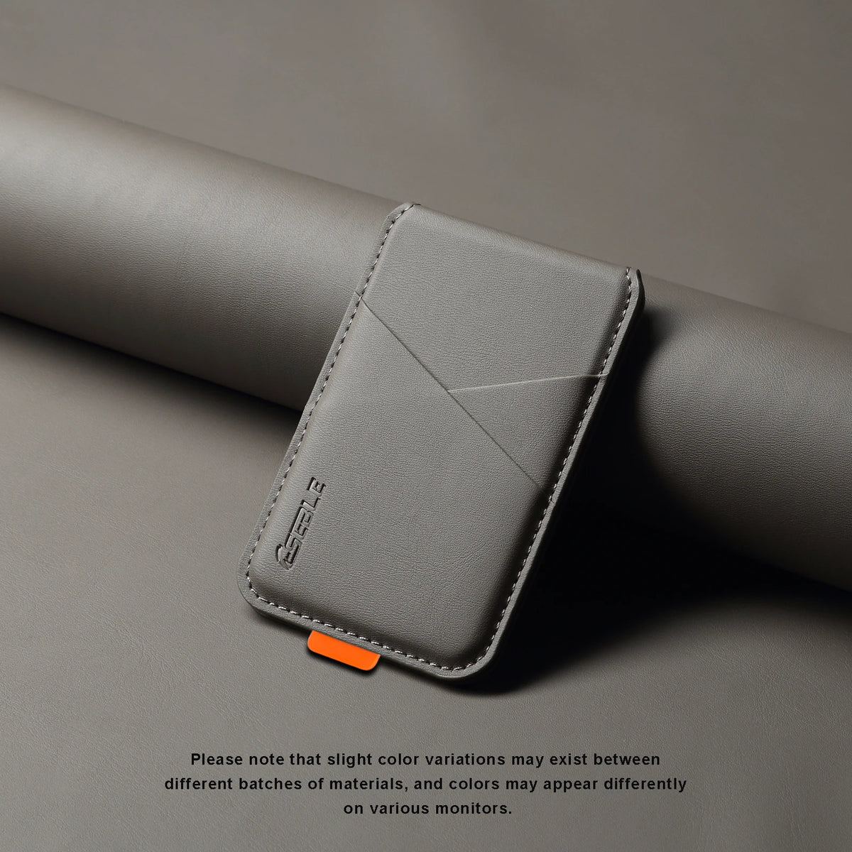 Premium PU Leather Magnetic Phone Card Holder, RFID Anti-Skimming Wallet Compatible with Magnetic Wireless Charging Smartphones,